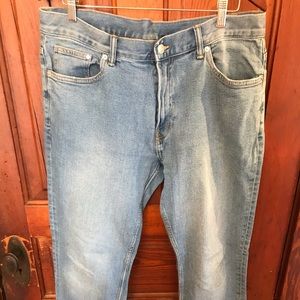 H&M Men’s Slim Fit Blue Denim Jeans Size 36/32